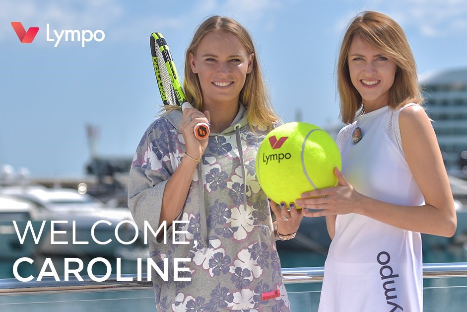 Tennis superstar Wozniacki Becomes Lympo app ambassador